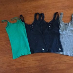 Abercrombie tank bundle of 4
